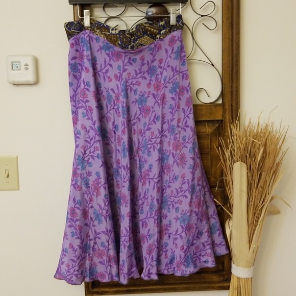 Boho Wrap Skirt, reversible - Picture 7 of 7